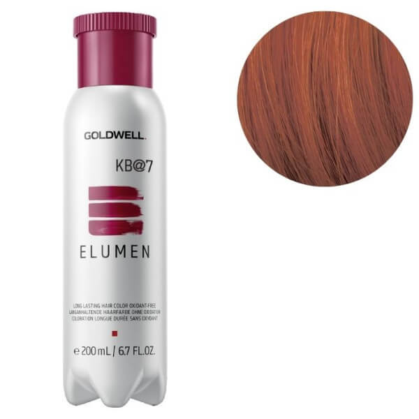 Coloration Elumen kb@7 blond moyen cuivré marron Goldwell 200ml