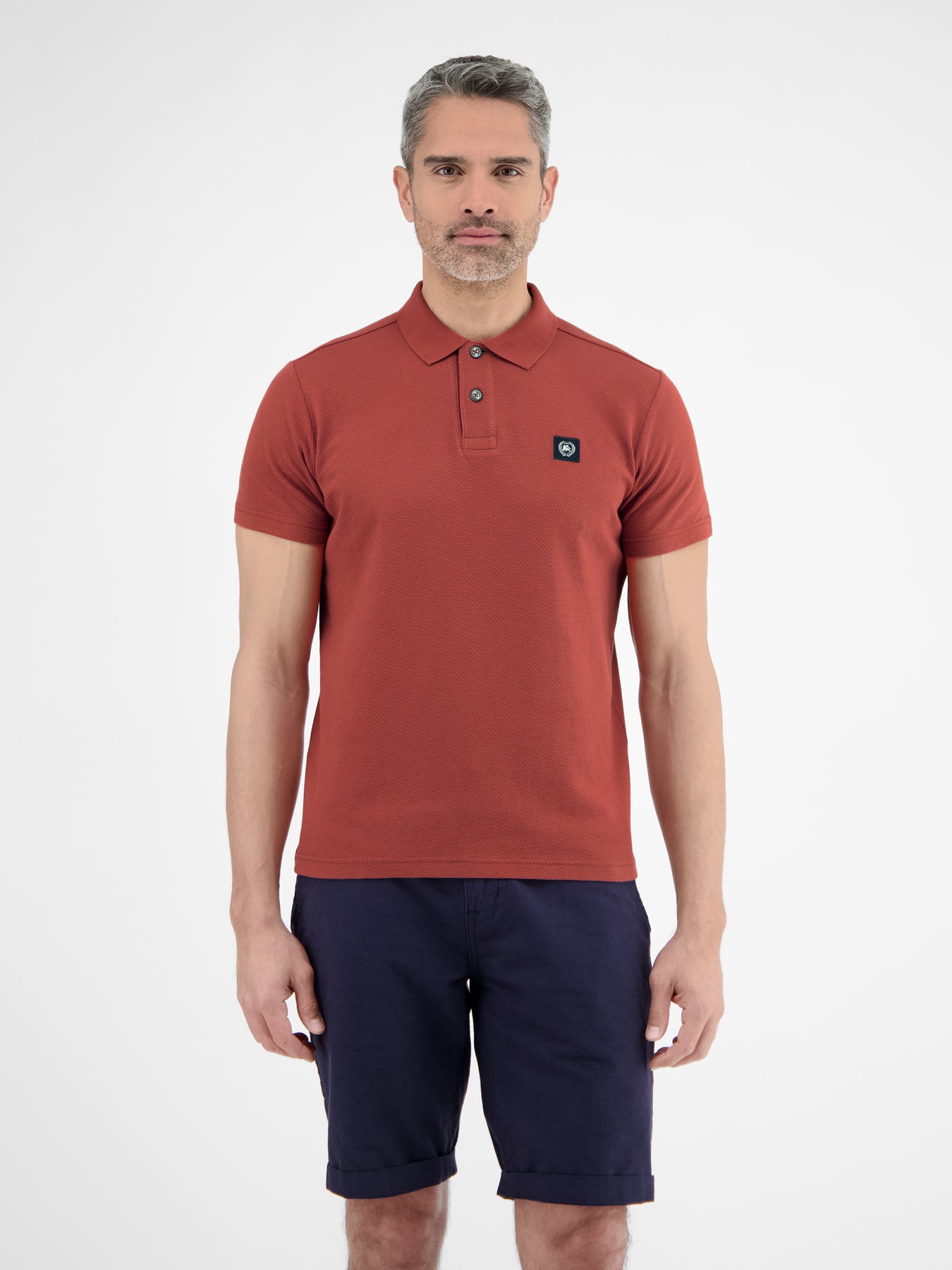Poloshirt in weicher Waffelpiquéqualität