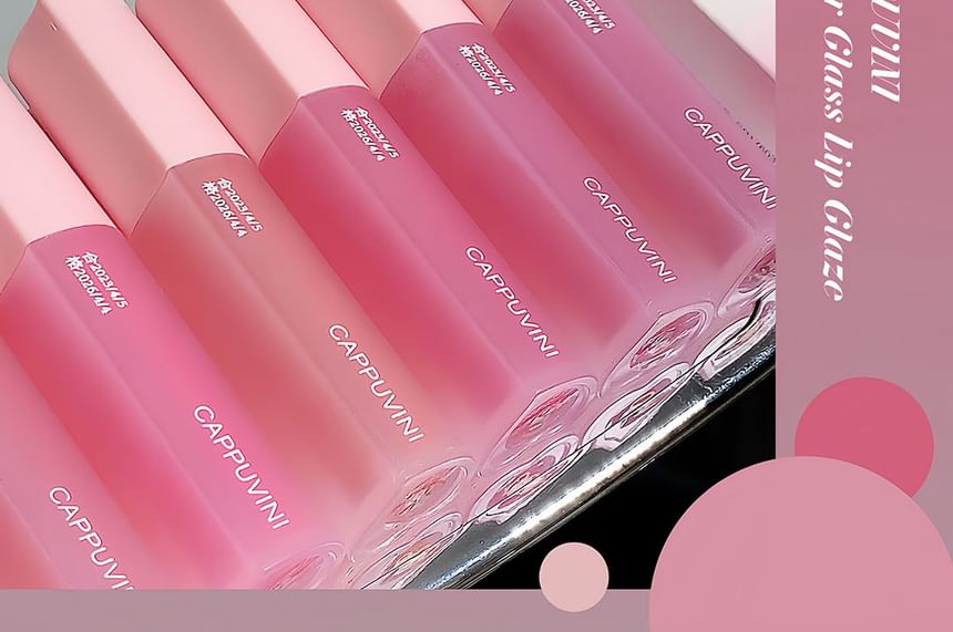 Cappuvini - Love Heart Mirror Lip Gloss - 6 kleuren