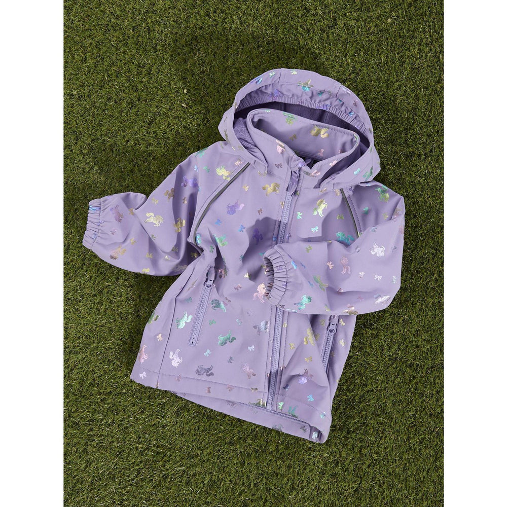 Køb Name It Sunlit Allium Bow Nmfalfa08 Softshell Jakke Foil Aop Fo