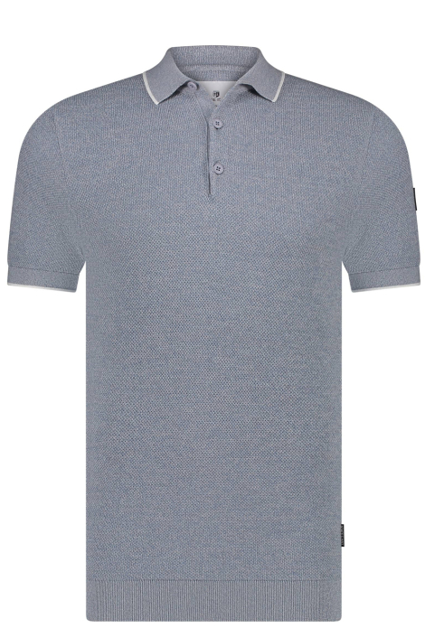 State of Art blauwe heren polo