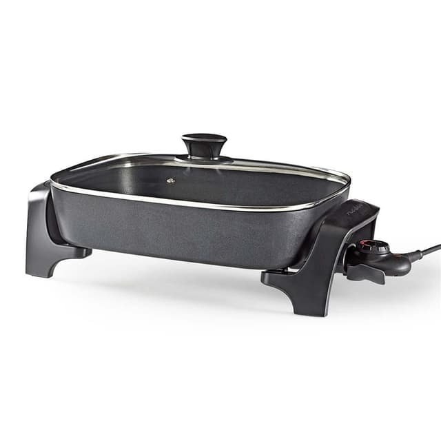 Nedis Elektrisk stegepande | 40 cm | Tykt, støbt aluminiumselement