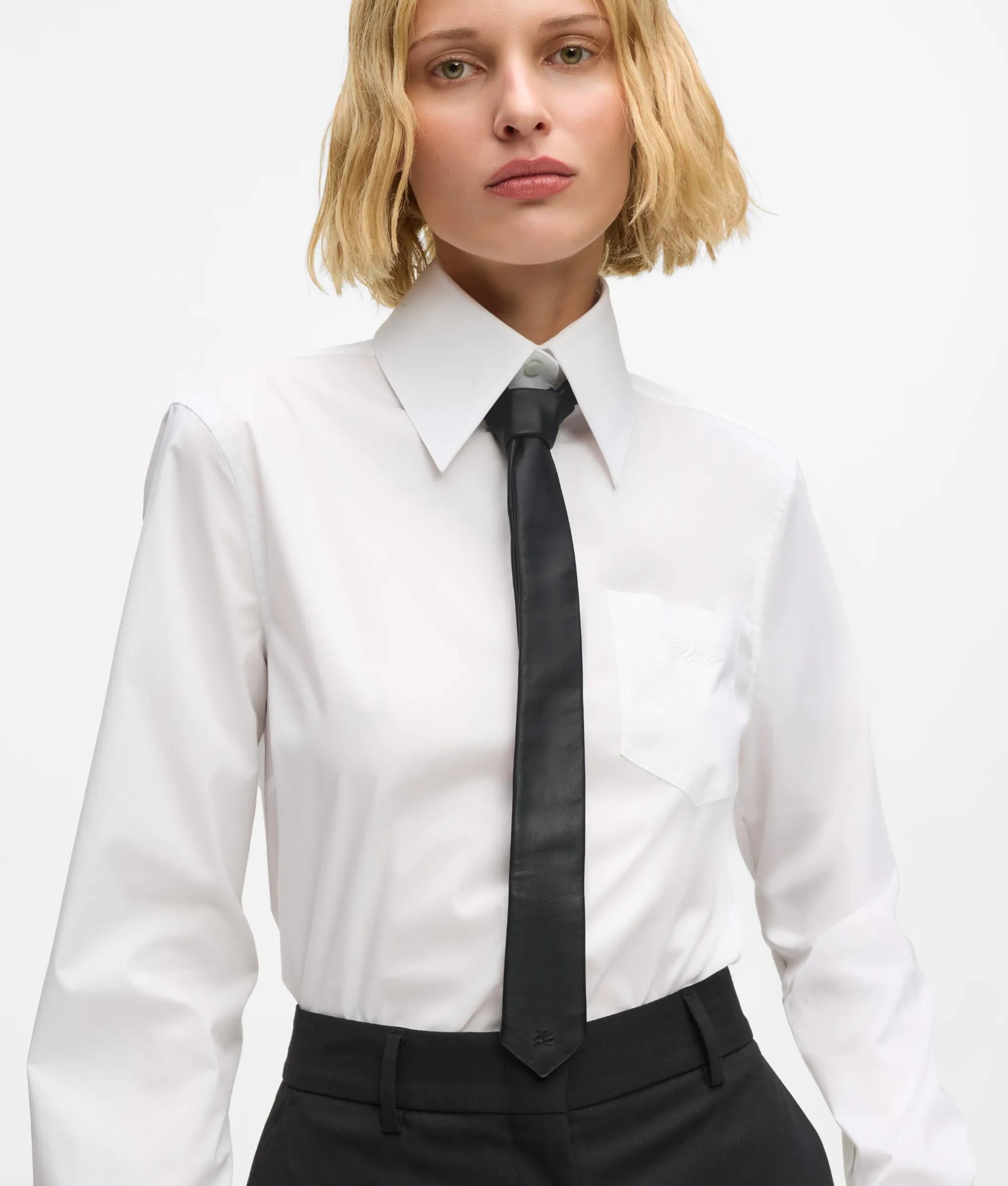 K/Autograph leer tie