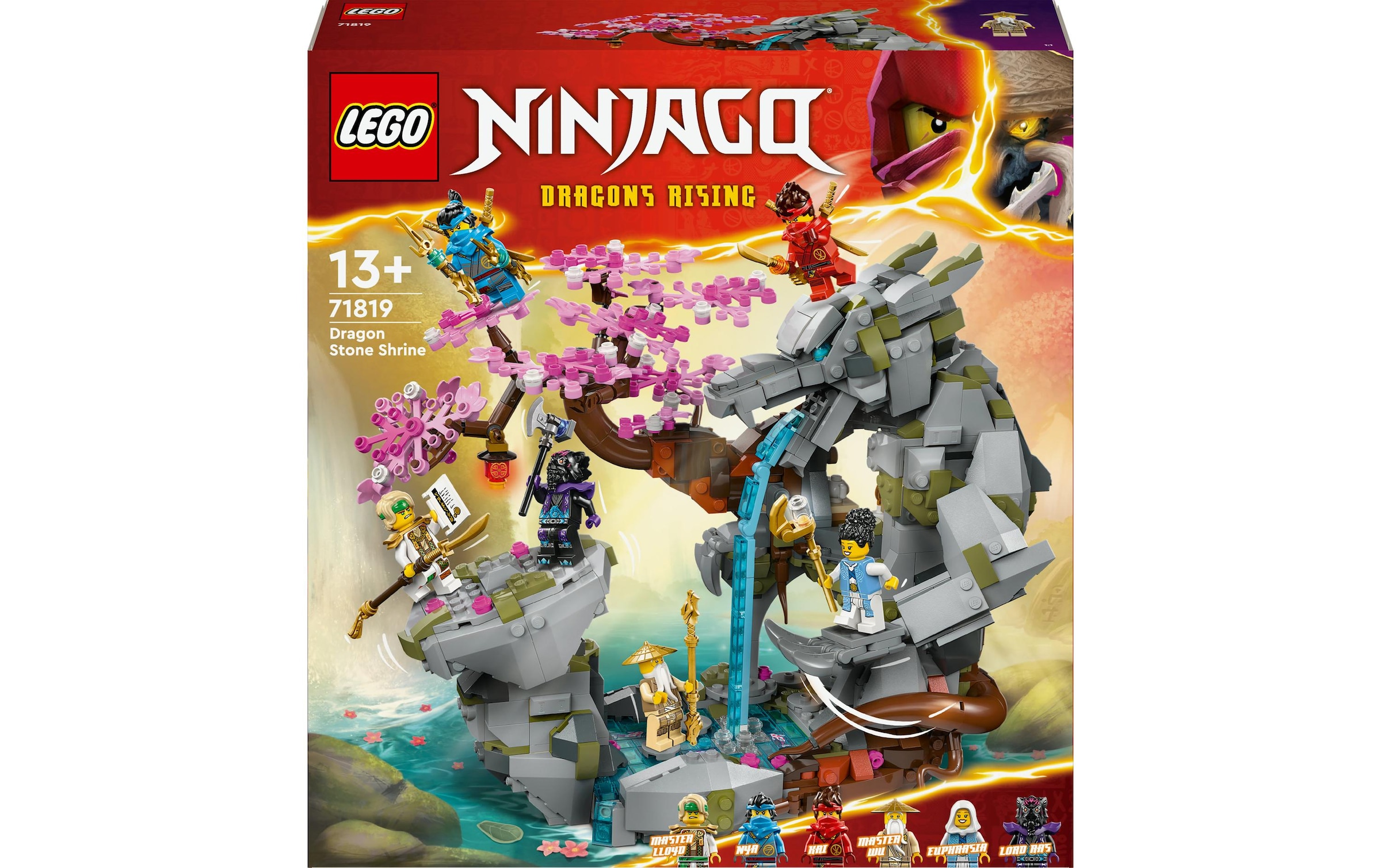 LEGO® Spielbausteine »Ninjago Drachenstein-Tempel 71819«