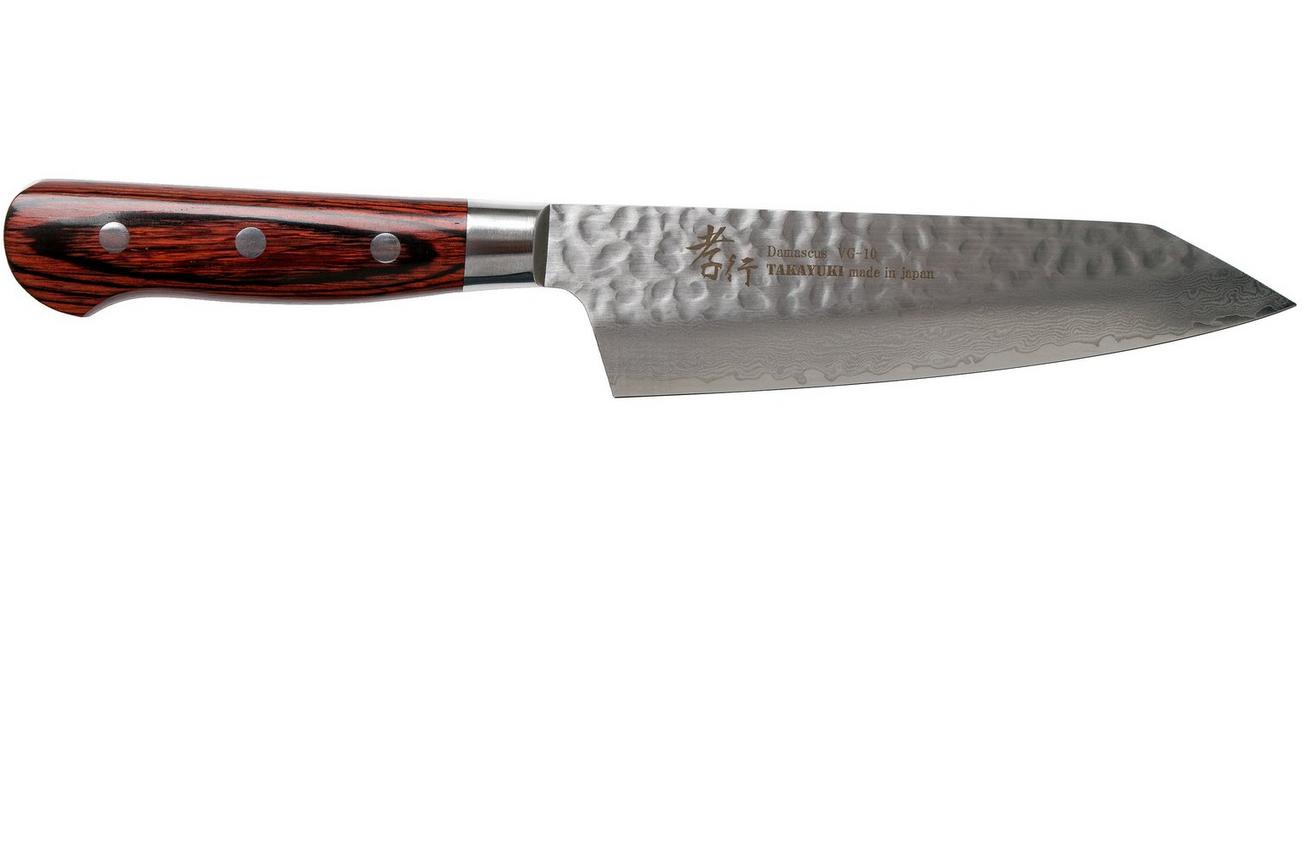 Sakai Takayuki 33-Layer Damascus kengata 16 cm mahoniehout, 07399
