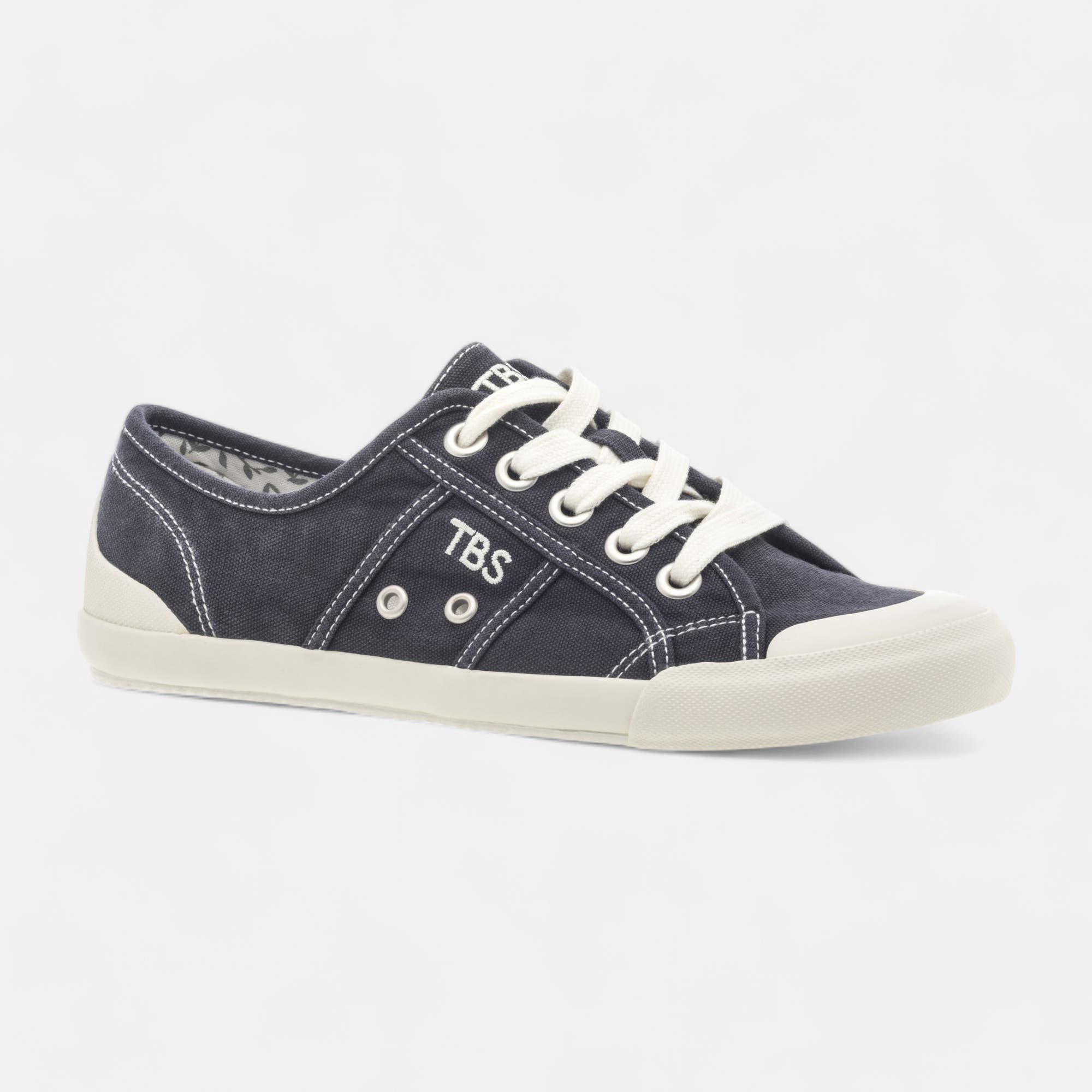 Baskets en toile Femme bleu marine
