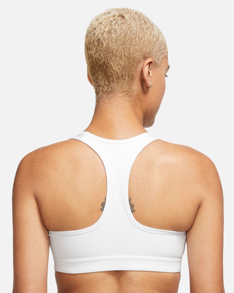Brassière Nike Swoosh Blanc pour femme