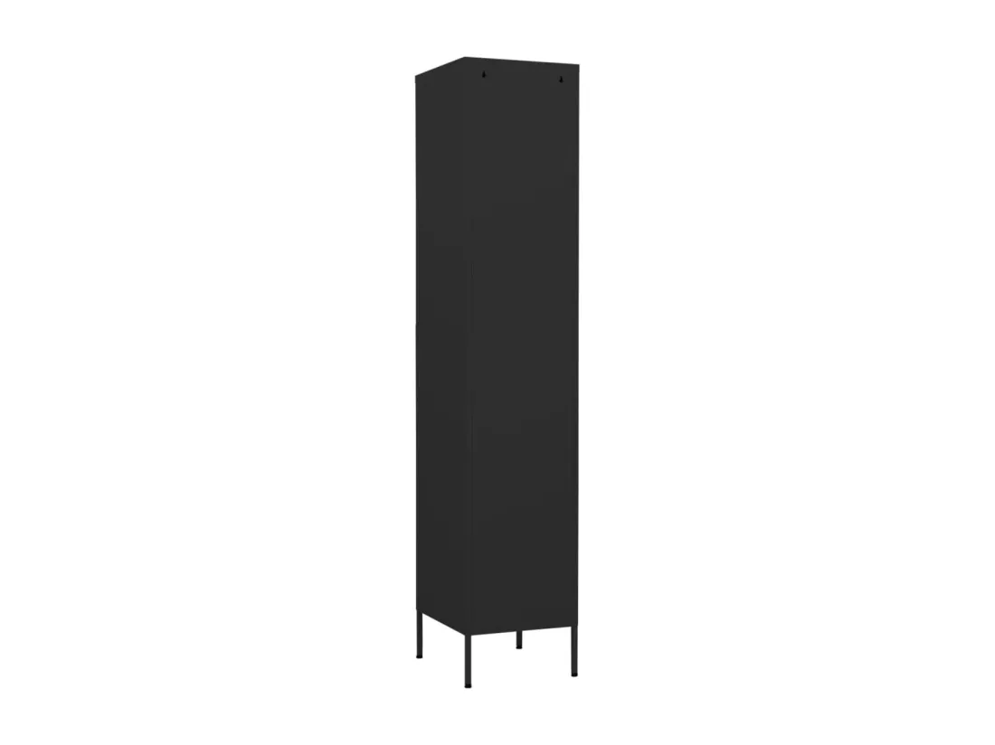 Armoire à casiers Noir 35x46x180 cm Acier