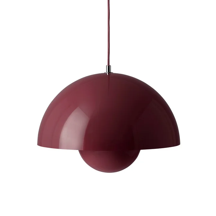 &Tradition - FlowerPot Pendelleuchte VP7, dunkle pflaume