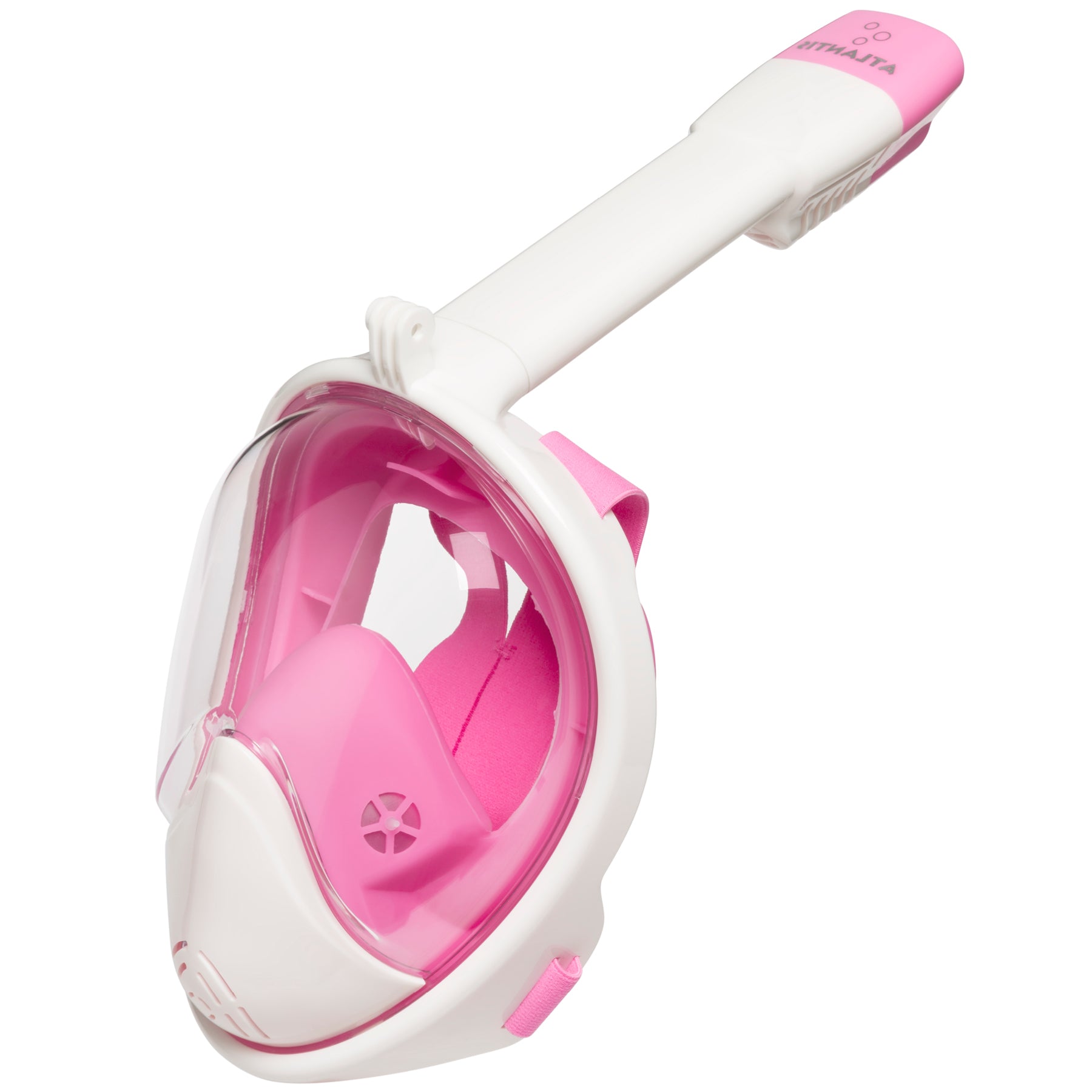 Atlantis 2.0 Wit S/M Volwassenen Snorkelmasker - Pink