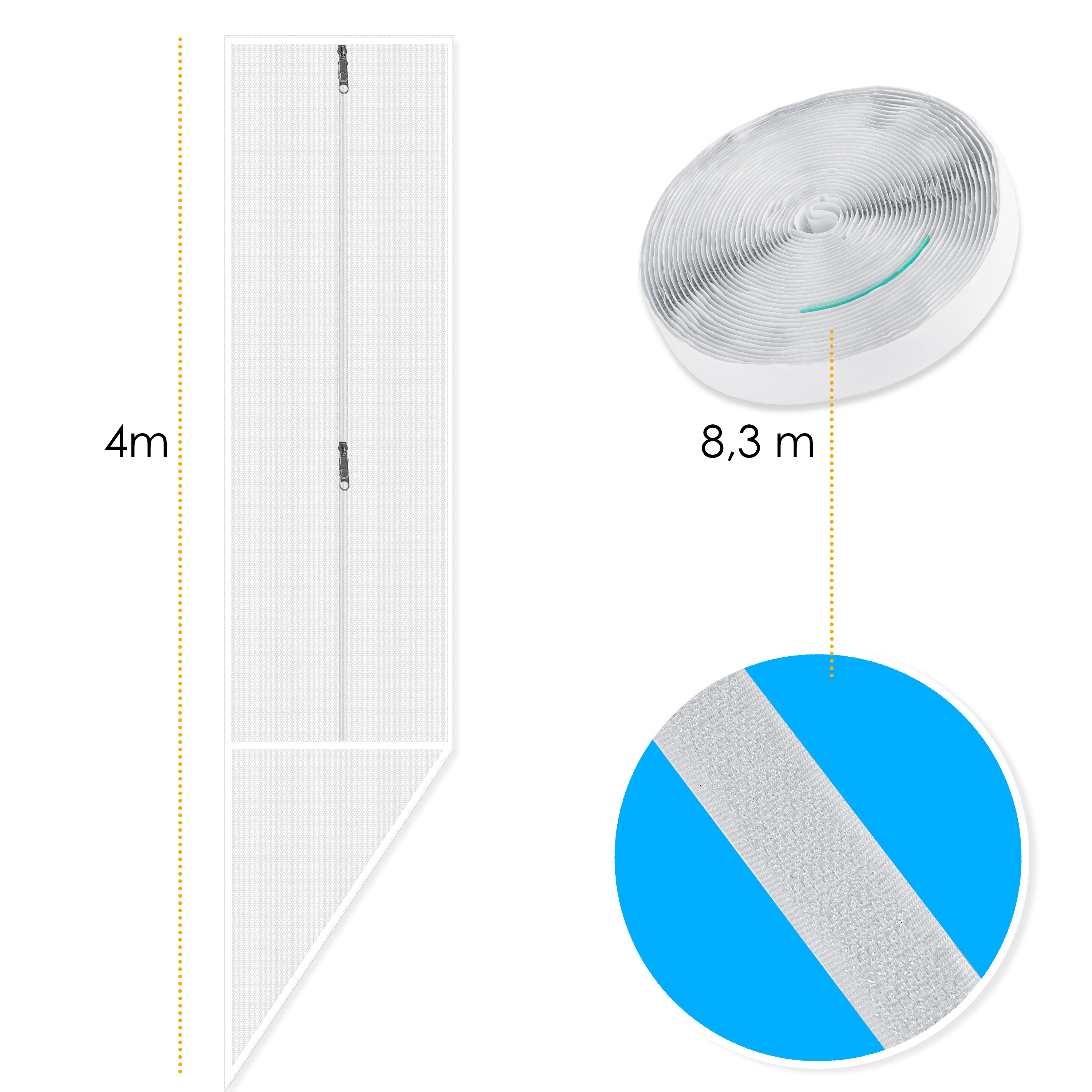KESSER Fensterabdichtung für mobile Klimagerät, Klimaanlage, Wäschetrockner, Ablufttrockner, Hot Air Stop zum Anbringen an Fenster, Dachfenster, Flügelfenster/Fensterabdichtung