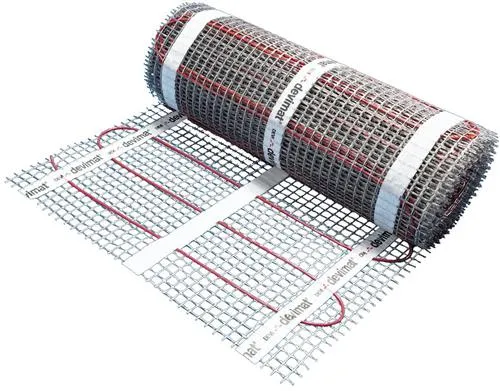 DEVImat 100T (100W/m²) varmemåtte 3,5 mm, 600W 6M² 0,5X12M 230V, selvklæbende til både total- og komfortopvarmning