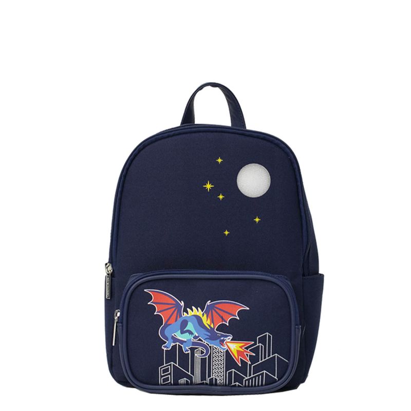 Petit sac à dos maternelle Dragonosaure 31 cm Bleu