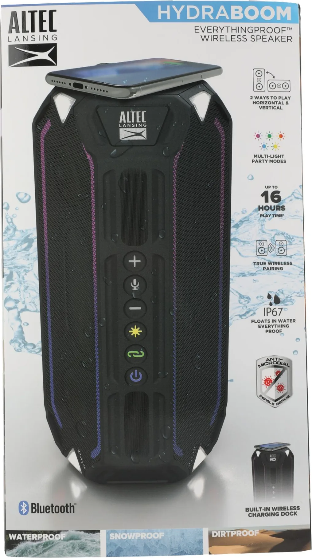 Altec Lansing HydraBoom Enceintes Bluetooth portables