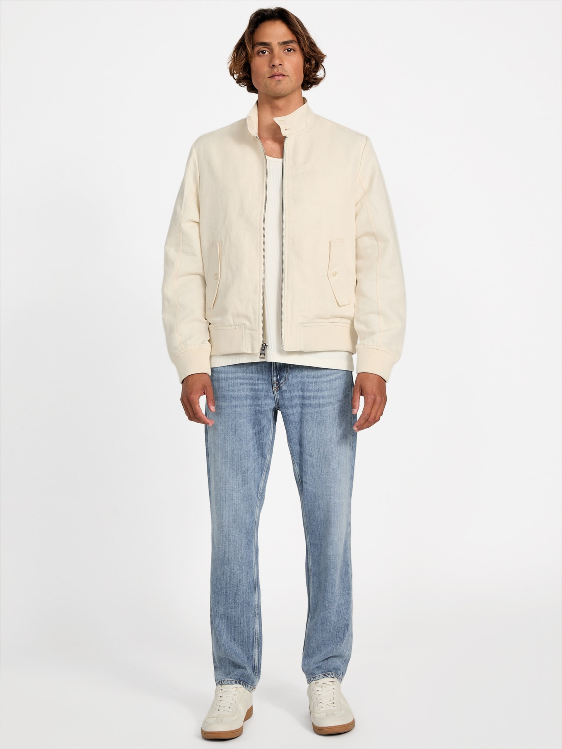 Jaqueta Harrington de linho Eco Nolan