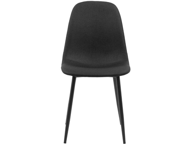 AC Design Stuhl Celia 4 Stück, Schwarz Esszimmerstühle