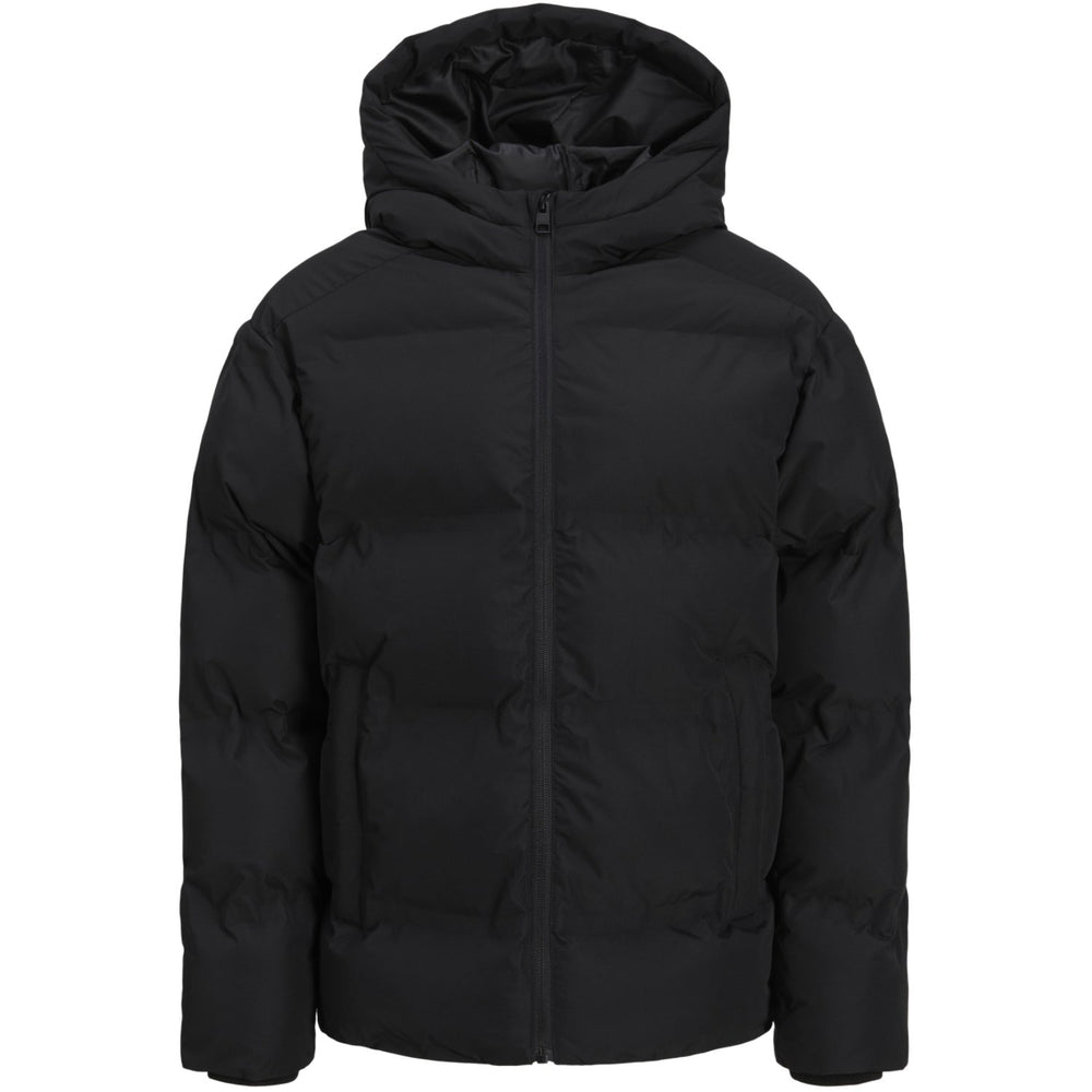 Køb Jack & Jones Junior Black Jjesoho Puffer Hætte Sn Jnr