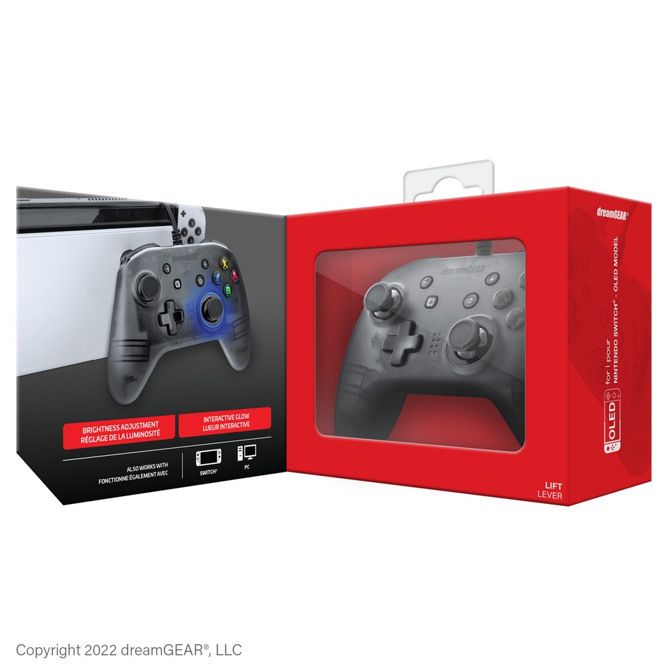 Dreamgear, Shadow Wired Controller For Nintendo Switch & Oled
