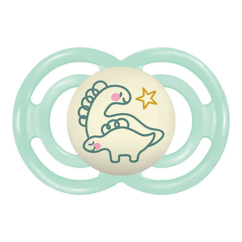 Lot de 2 sucettes Perfect animaux dès 6 mois Planet Love Night - Coloris aléatoire - MAM