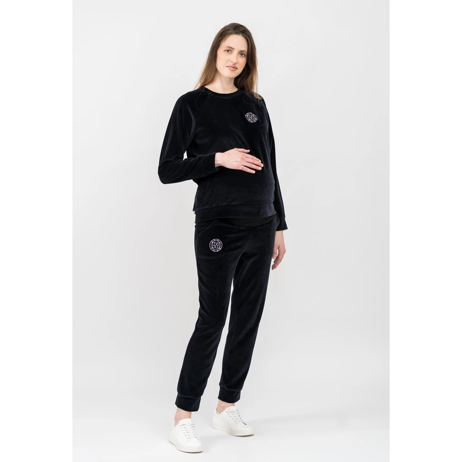 Cool Mama Umstandshosen Basic SCHWARZ