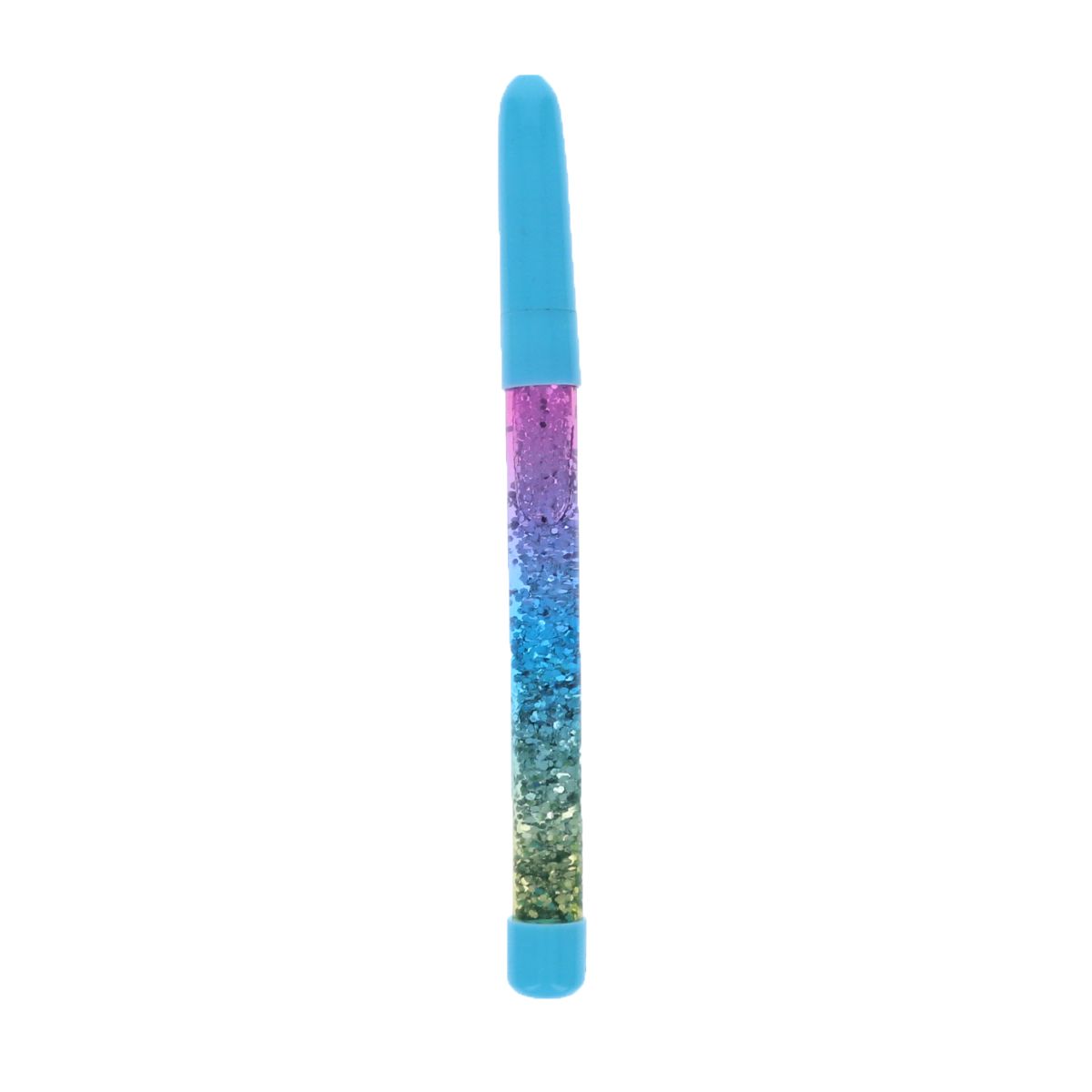 Stylo à paillettes bleu Mercredi et Patati