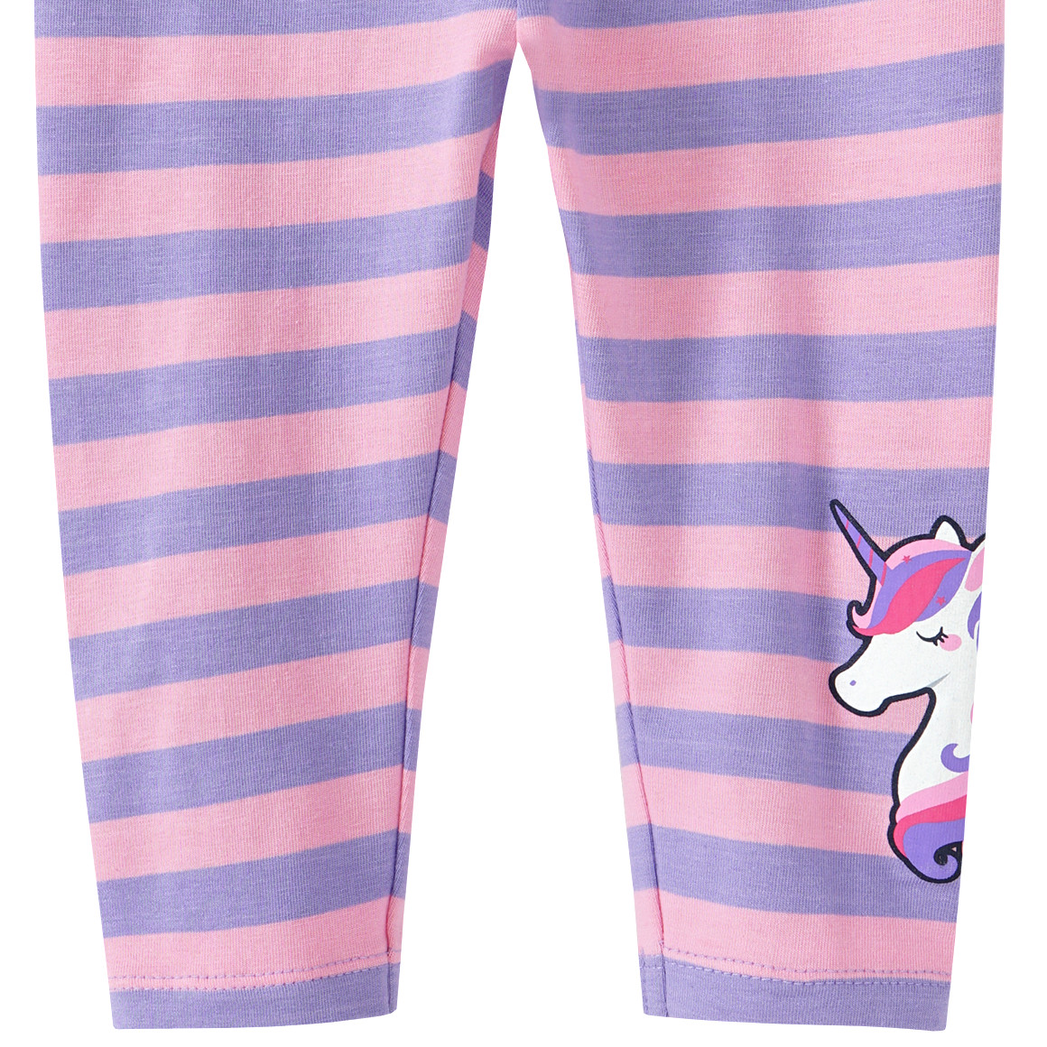 Topomini Baby Leggings im Streifen-Look helllila / rosa