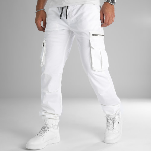 Pantalon Cargo 0260 Blanc