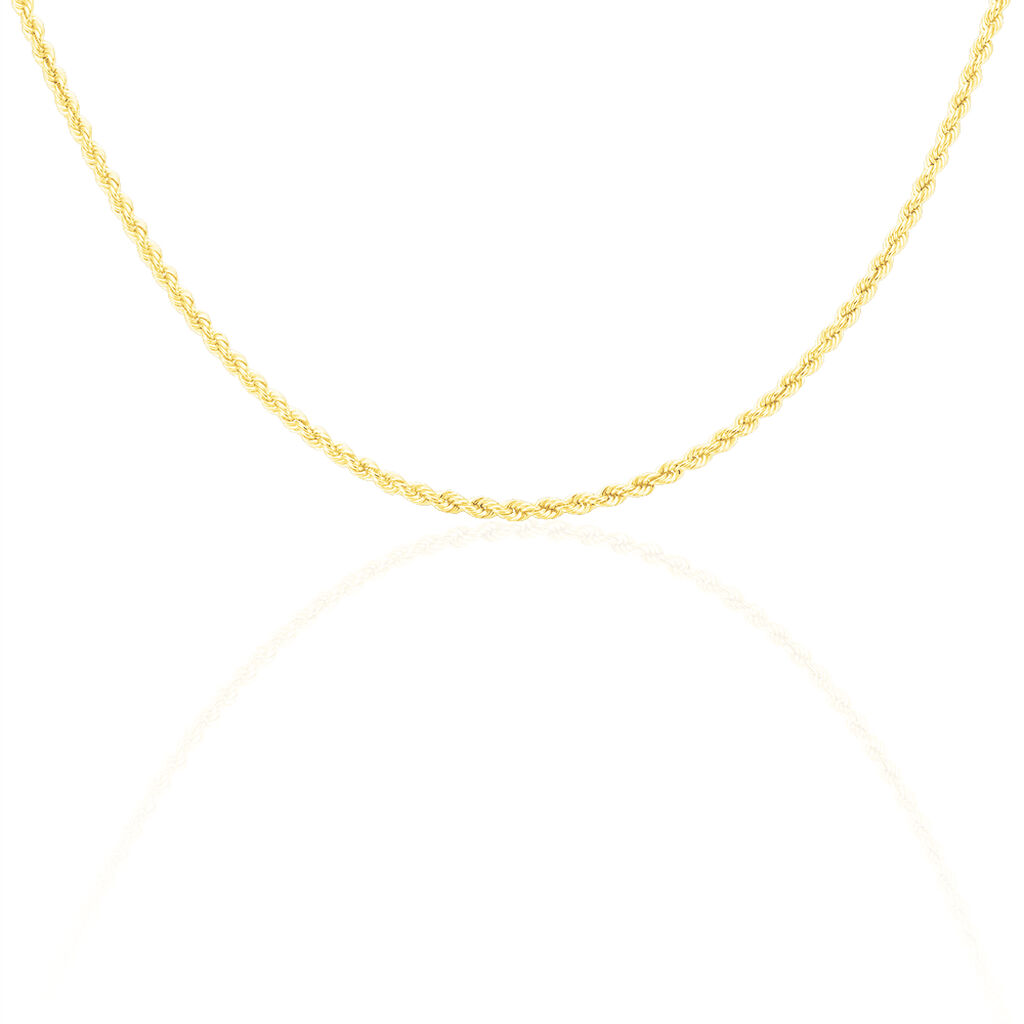 Collier Jerry Maille Corde Or Jaune