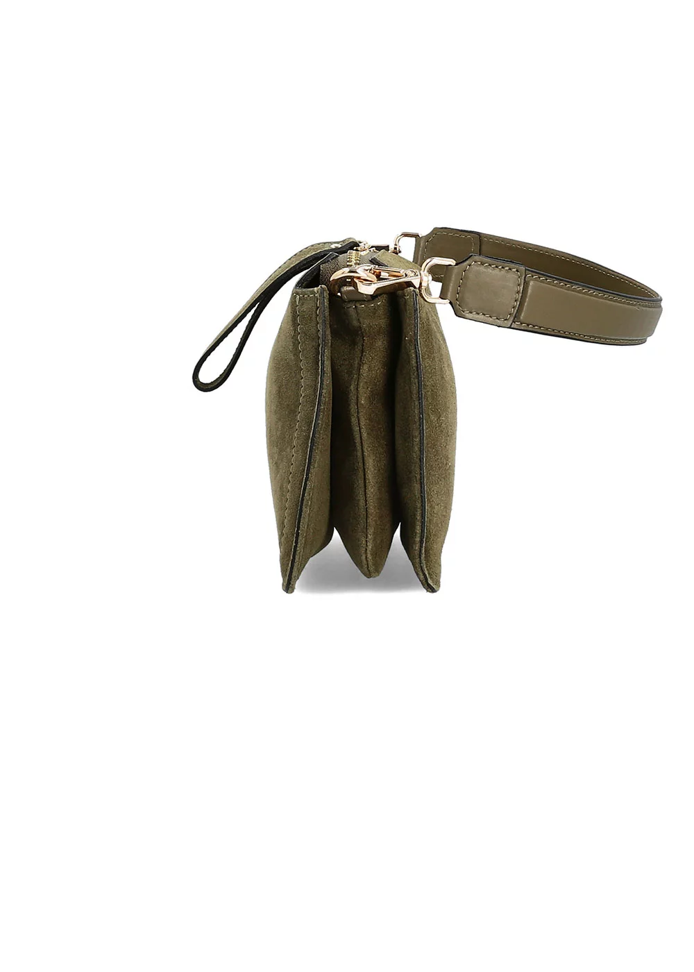 PETIT SAC LOUISE VELOURS KAKI