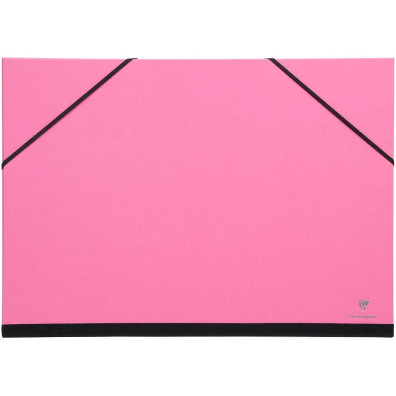 Carton à dessin Couleur à élastiques 26x33cm - Assortiment
