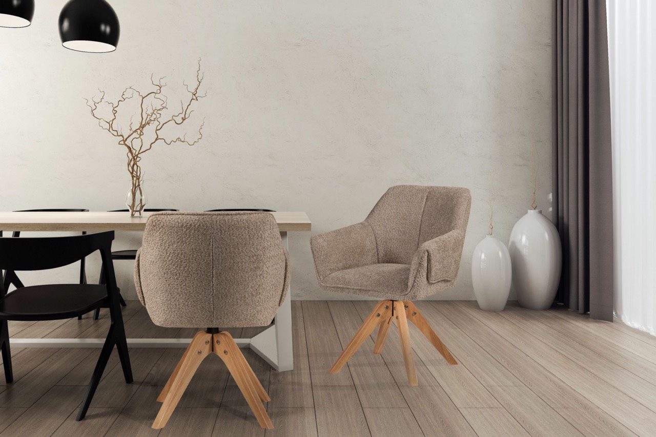 Kayoom Polsterstuhl »Stuhl Dian 225, TOPSELLER! bequem, formschönes Design« () 1 Stk.stabil & robust, hochwertige Verarbeitung, bequem