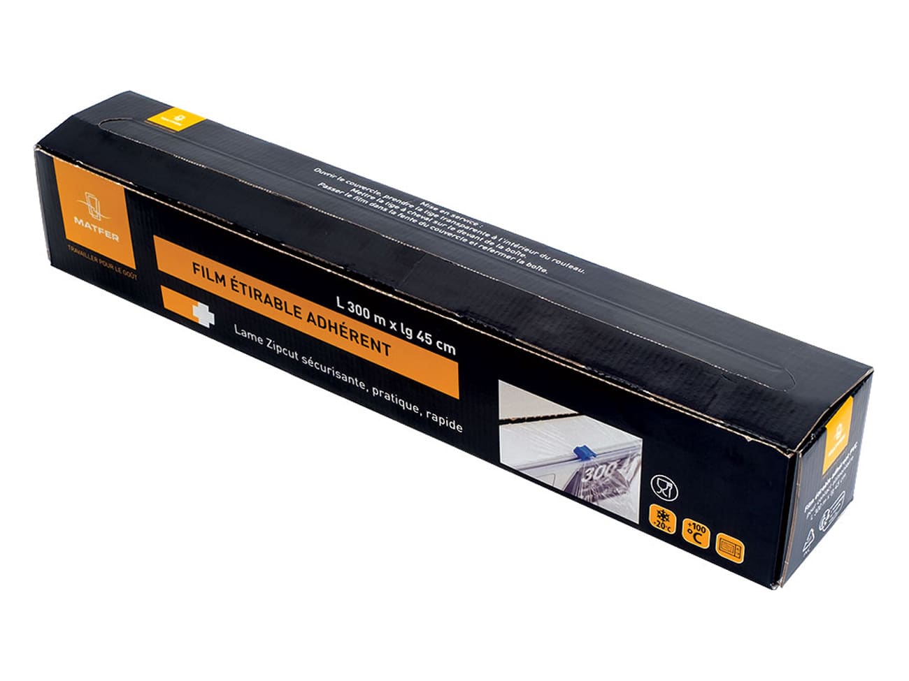 Film étirable alimentaire - Largeur 45 cm - Matfer