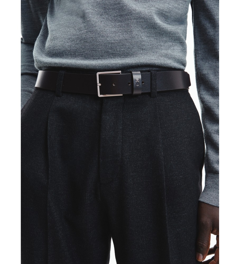 Cinto formal preto Calvin Klein