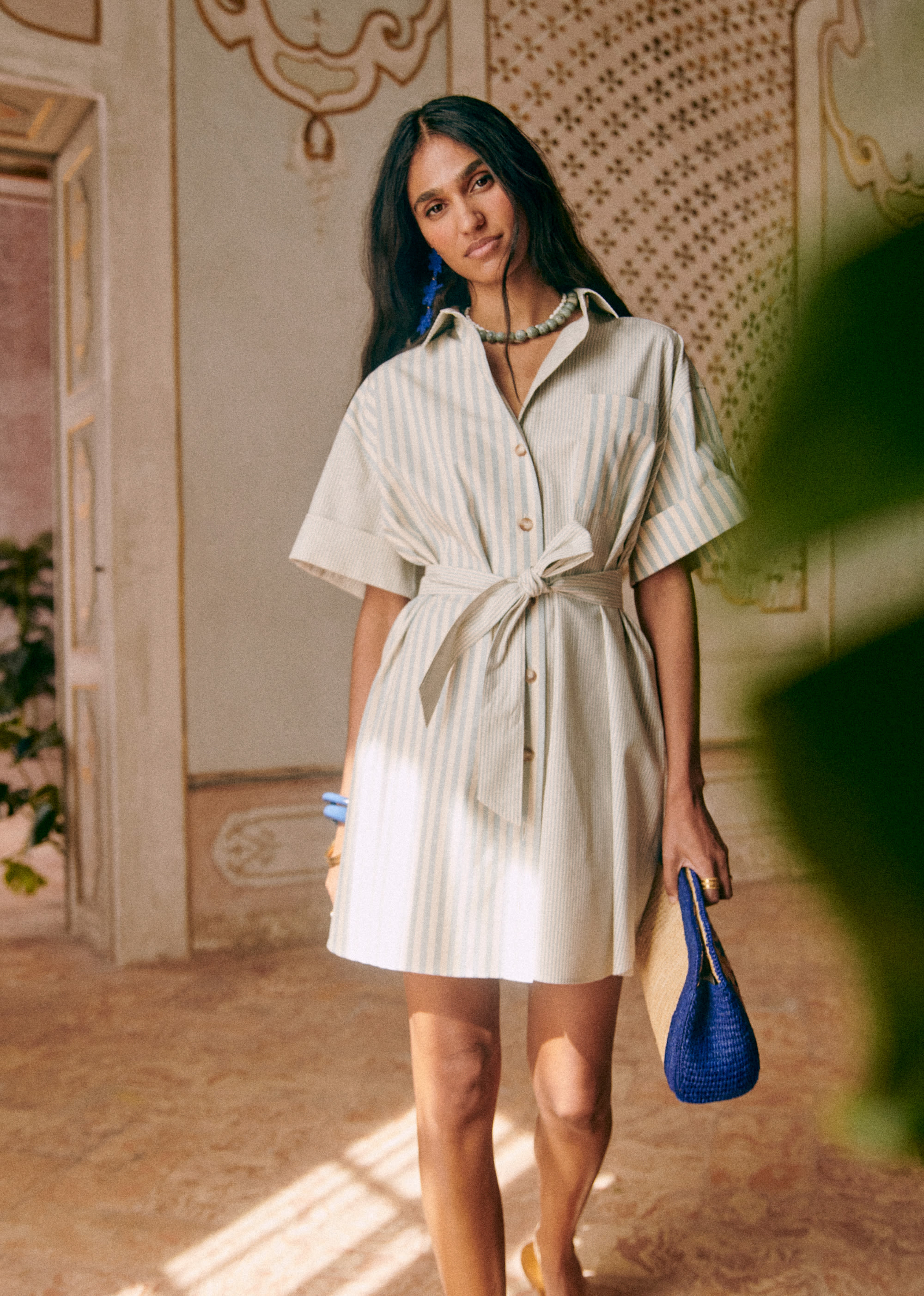 Robe Célia - Mix Rayures Blanc Bleu - E-SHOP/ROBES 5905206