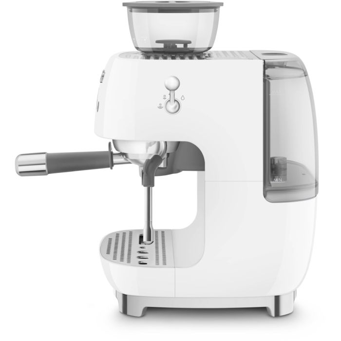 SMEG Espressomaschine mit Mahlwerk 50's Style EGF03WHEU Weiß