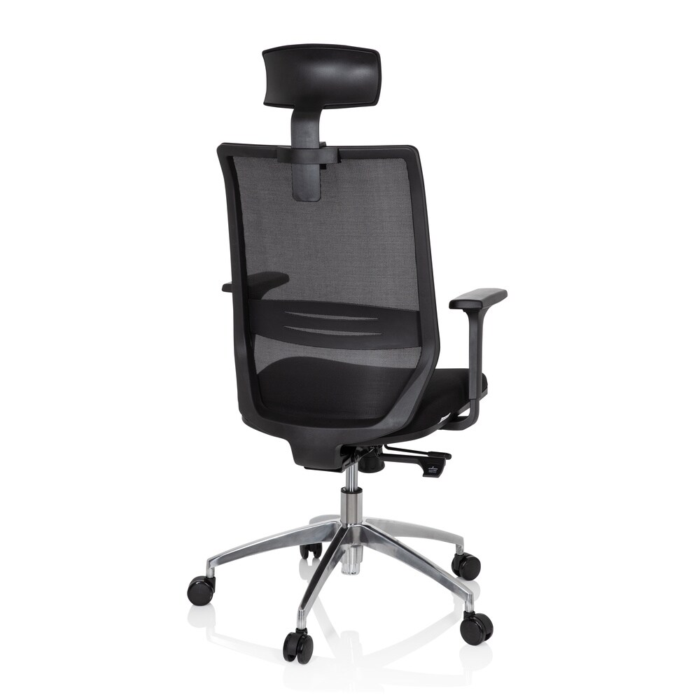 Profi Bürostuhl PROFONDO PRO Stoff/Netzstoff mit Armlehnen (höhenverstellbar) hjh OFFICE