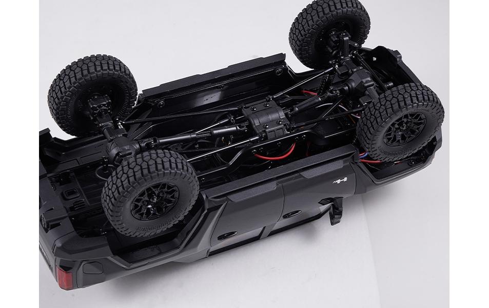 Scale Crawler FCX18 Hummer EV Schwarz, 1:18, RTR<br>Detailgetreues Hummer EV Scale RC Modell