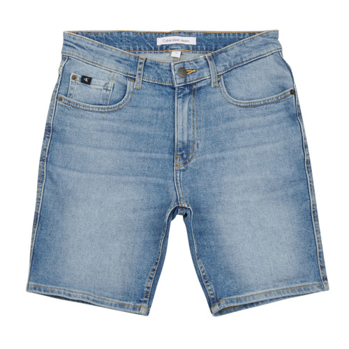 Calvin Klein Jeans - REG SHORT MID BLUE - Bleu
