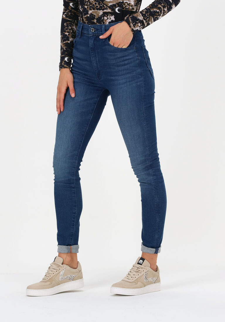 G-STAR RAW blauwe g-star raw skinny jeans kafey ultra high skinny wmn