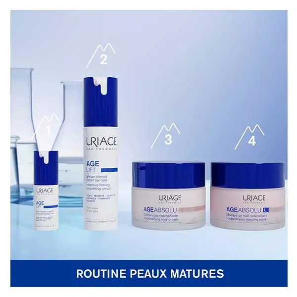 Máscara Noturna Nutritiva Redensificadora Antirrugas Uriage Age Absolu 50ml
