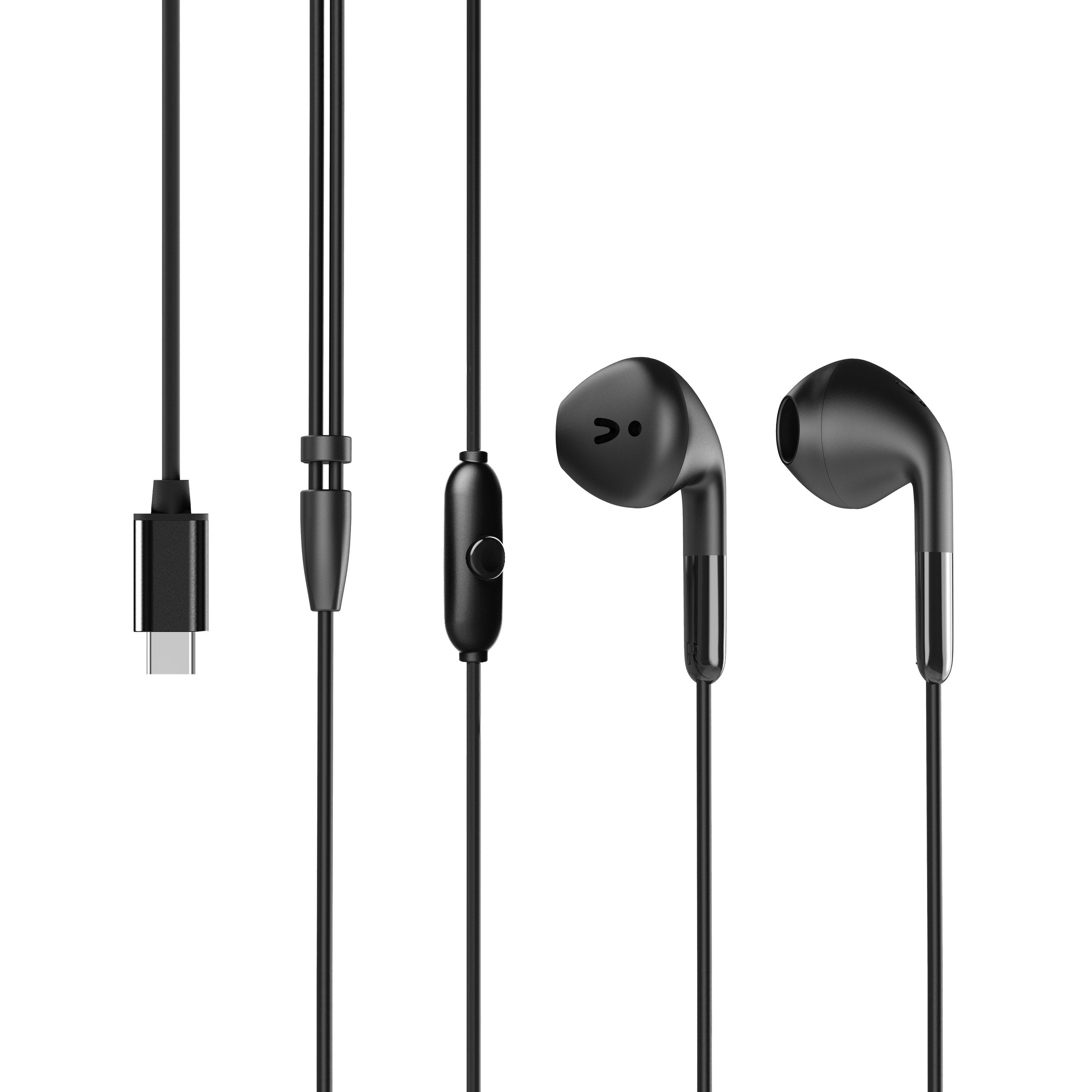 Fones de ouvido estéreo Muvit para carregamento E58 Tipo C