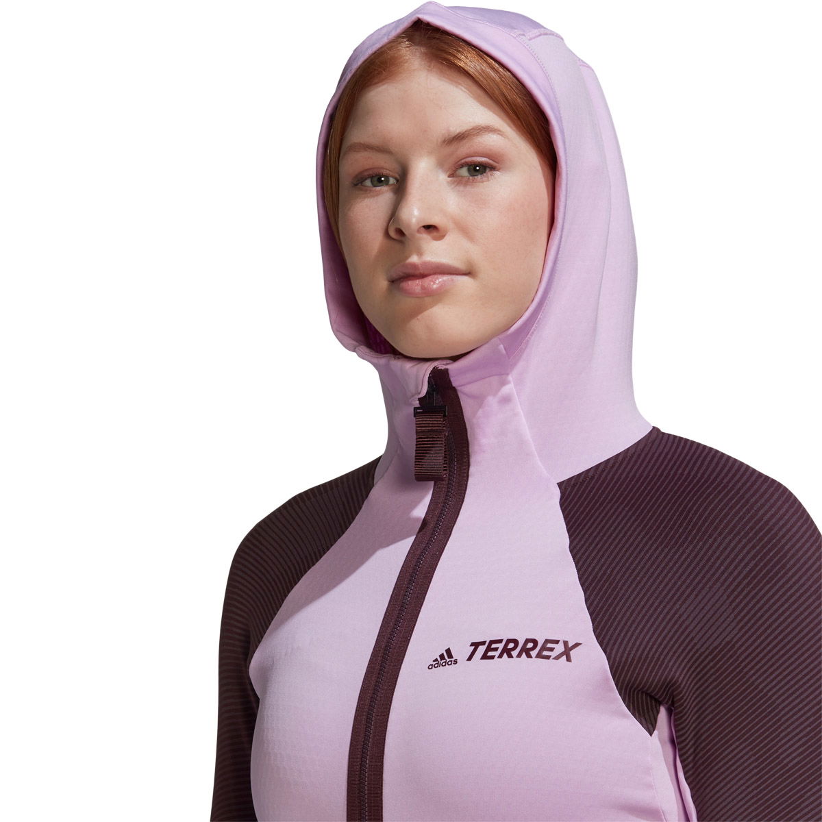 adidas Terrex Tech Flooce Full Zip Hooded Fleecejakke Dame