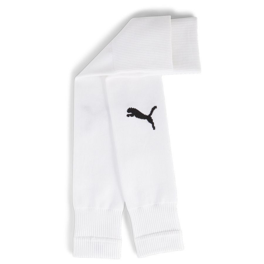 PUMA teamGOAL Jambière - Blanc/Noir