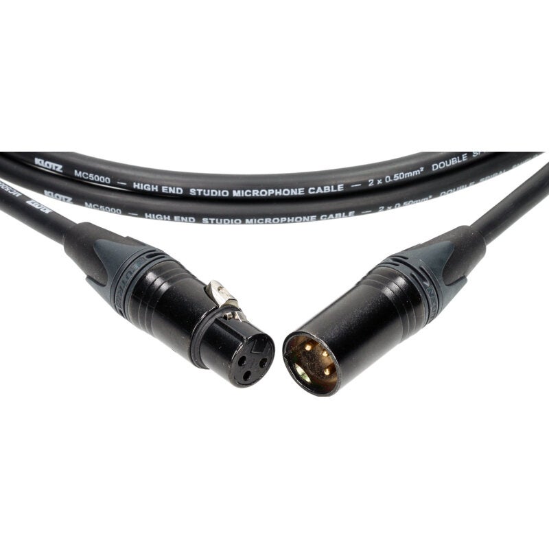 Klotz M5FM10 microfoonkabel 3p XLR male - XLR female 10m