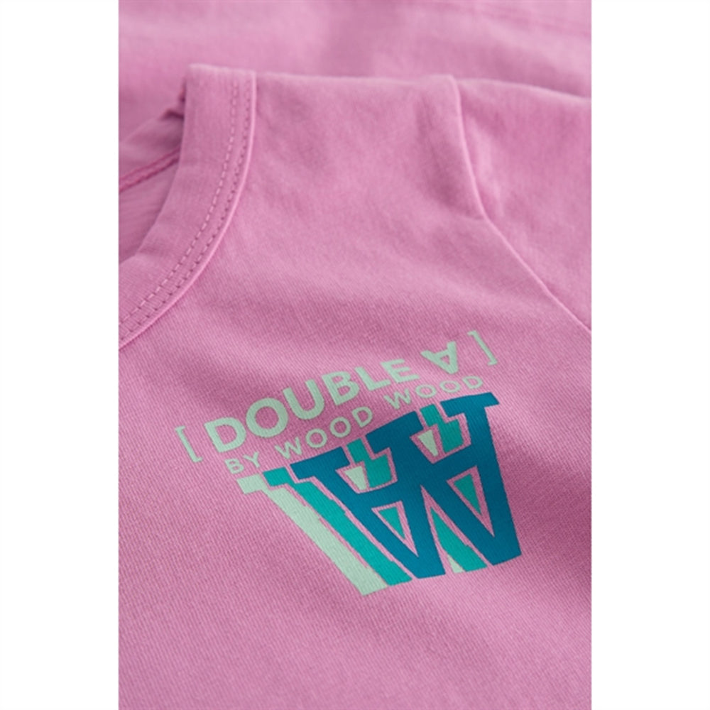 Rosy Lavender Kim Stackes Logo Bluse