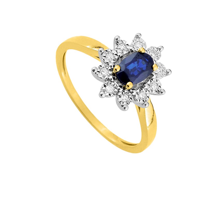 Bague femme - Saphir - Or 18 Carats