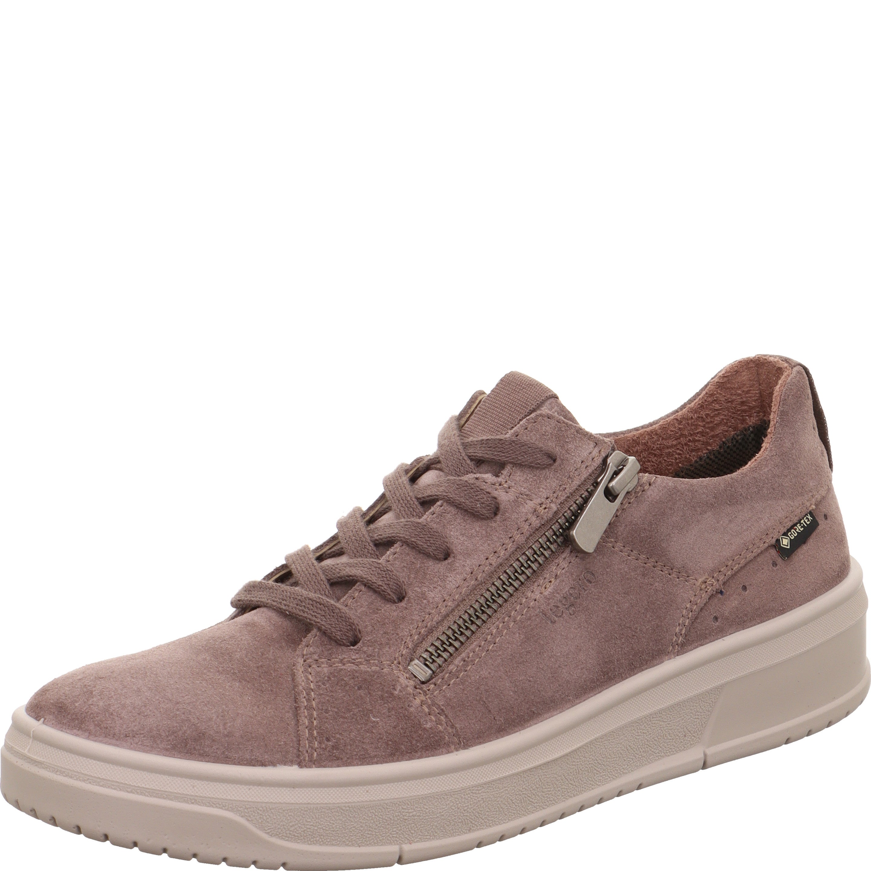 legero REJOISE Damen  Sneaker low mit Reißverschluss - Farbe: Dark Clay - Größe: 8