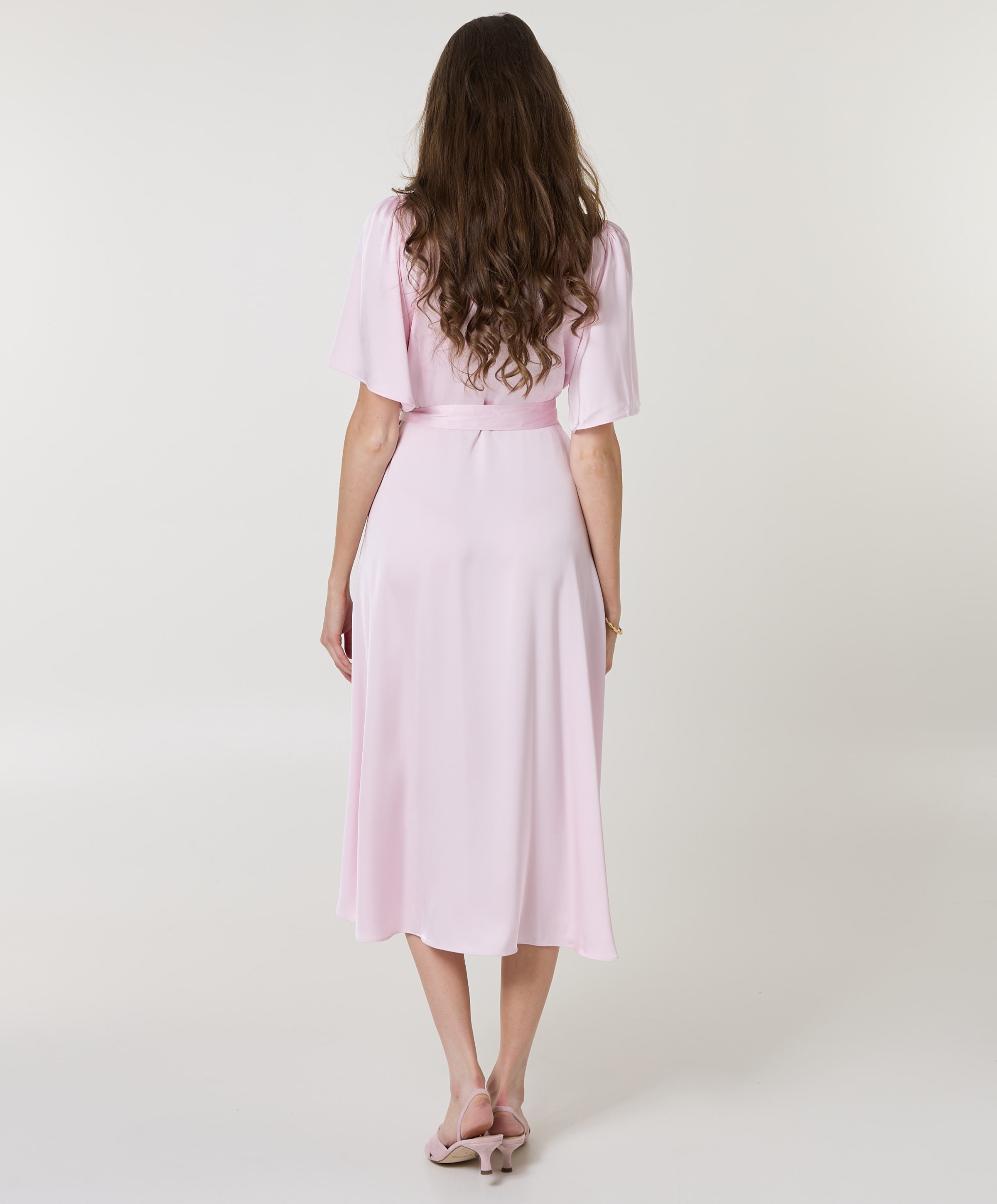 Vila Dames jurk roze