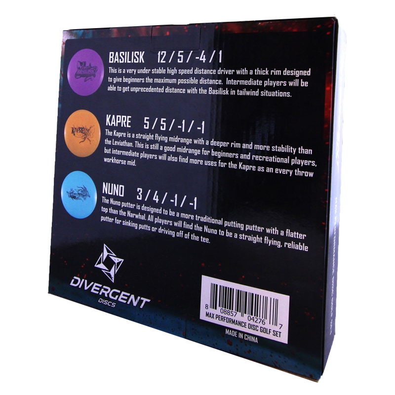 Divergent Max Performance Disc Golf Set