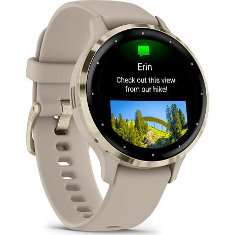 Garmin Venu 3S smartwatch - French Gray